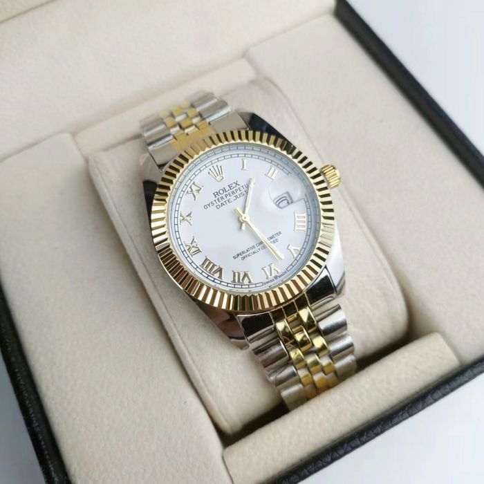 Rolex Romain dial dore