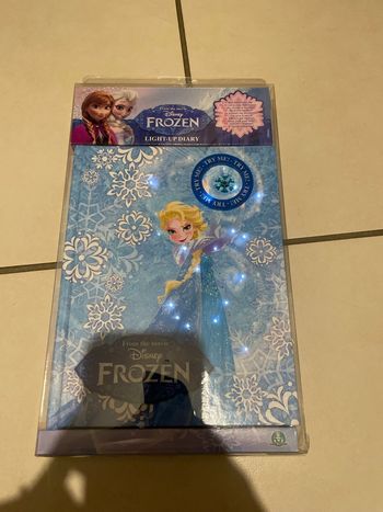 Carnet lumineux Disney frozen