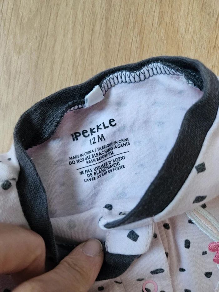 Pyjama une pièce pekkle 12 mois - photo numéro 3