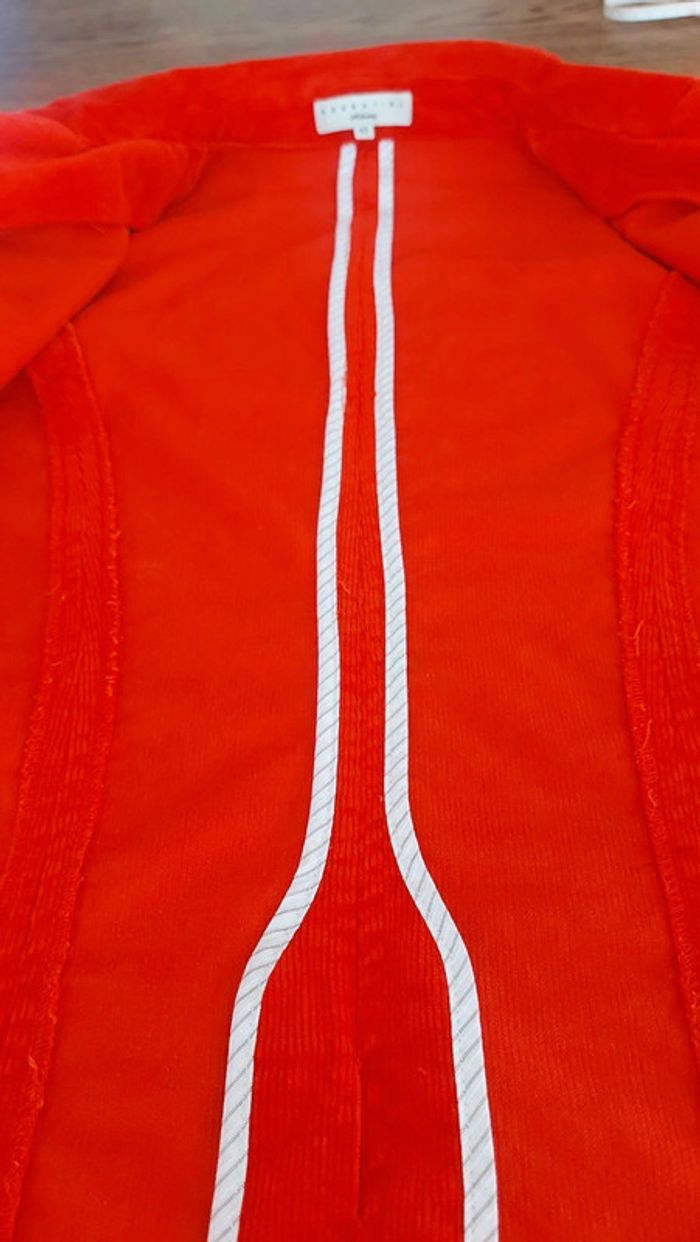 Veste rouge velour Essentiel Antwerp taille 40 - photo numéro 19