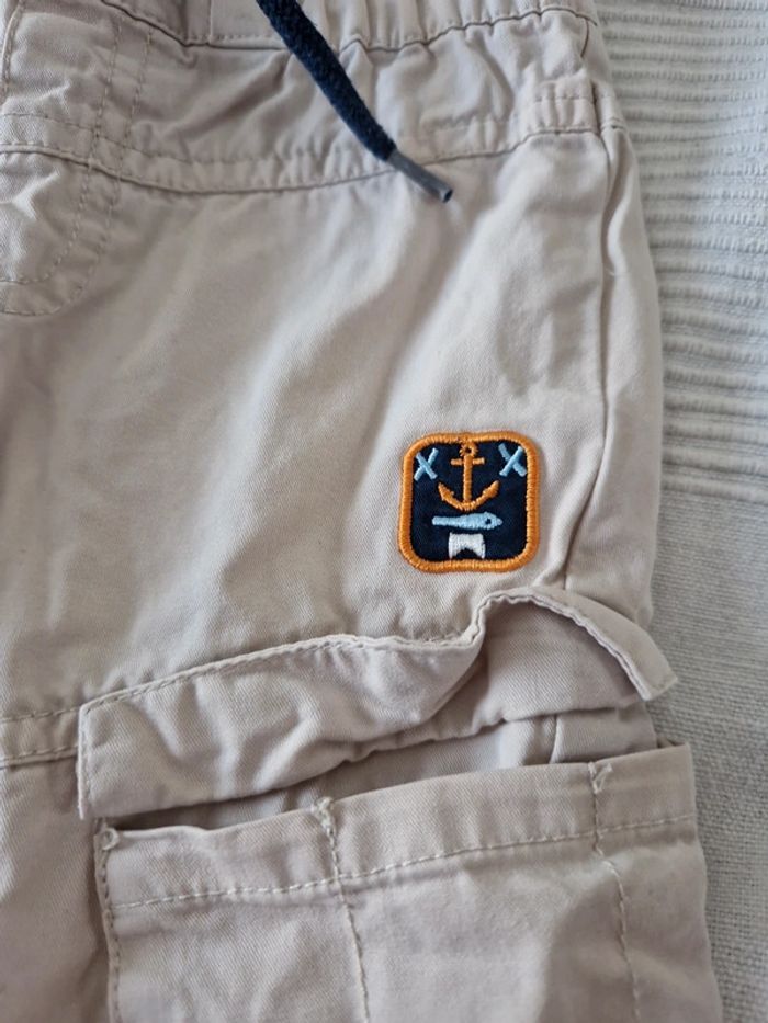 Pantalon chino beige garçon - photo numéro 2