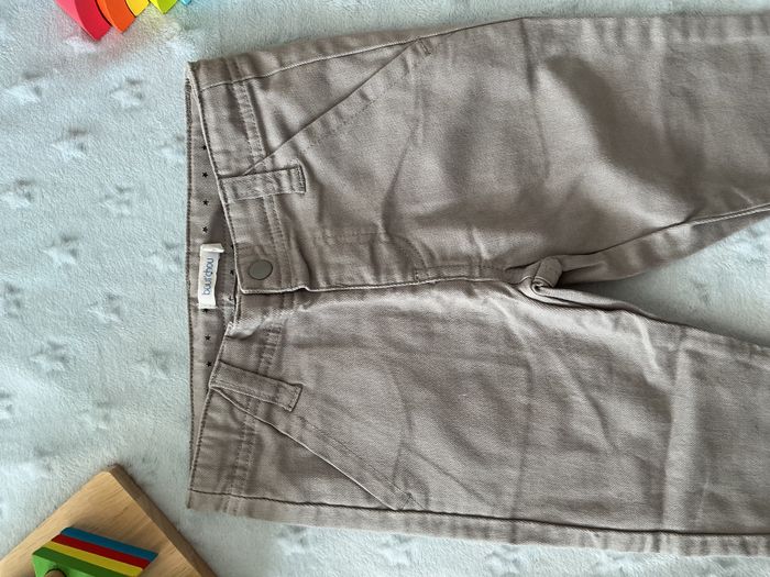 pantalon léger gris taille réglable 12 mois bout'chou - photo numéro 7