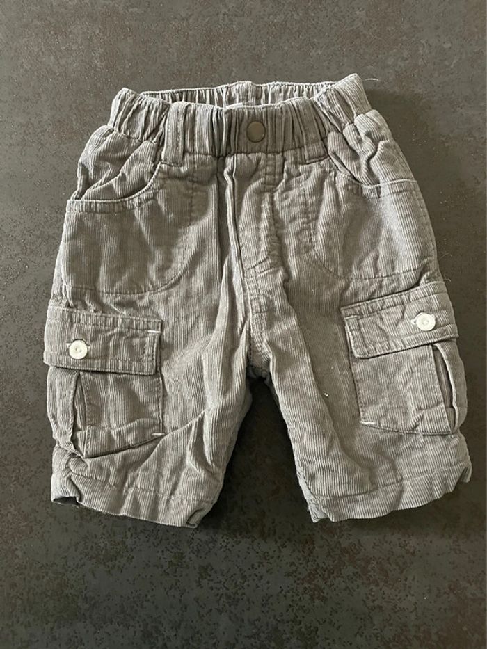 Pantalon gris molletonné