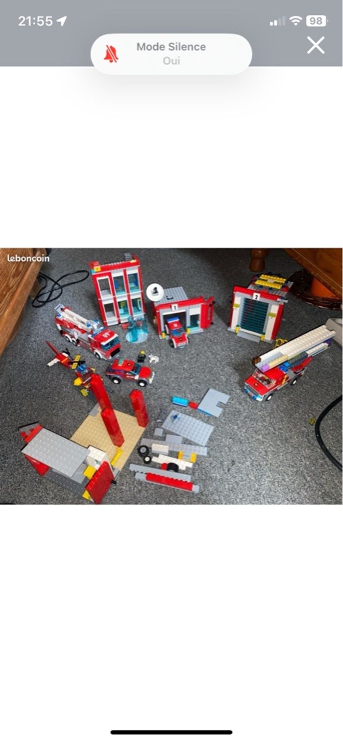 Lego « caserne des pompiers »/ quelques pièces manquantes  60110 - photo numéro 5