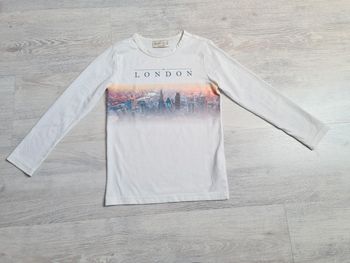 Tee-shirt manches longues Zara kids 5-6 ans blanc london