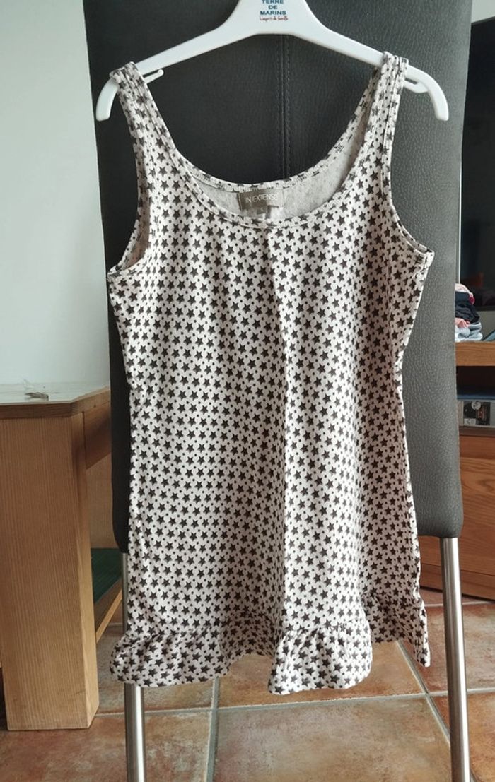 Débardeur beige et marron taille S