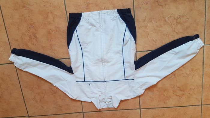 Veste de sport été garçon 10 ans blanche Domyos - photo numéro 1