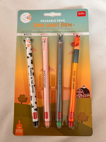 Packs stylos Legami Farm Sweet Farm neuf