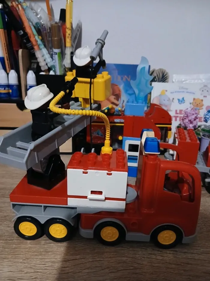 Lot lego duplo pompiers police - photo numéro 4