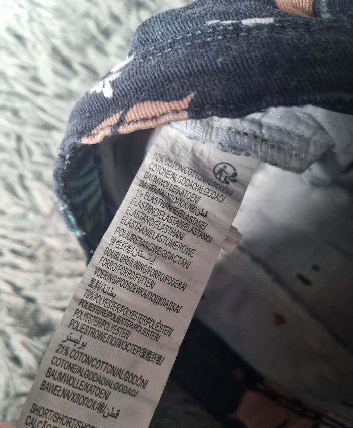 Short en jean à fleurs 3ans - photo numéro 5