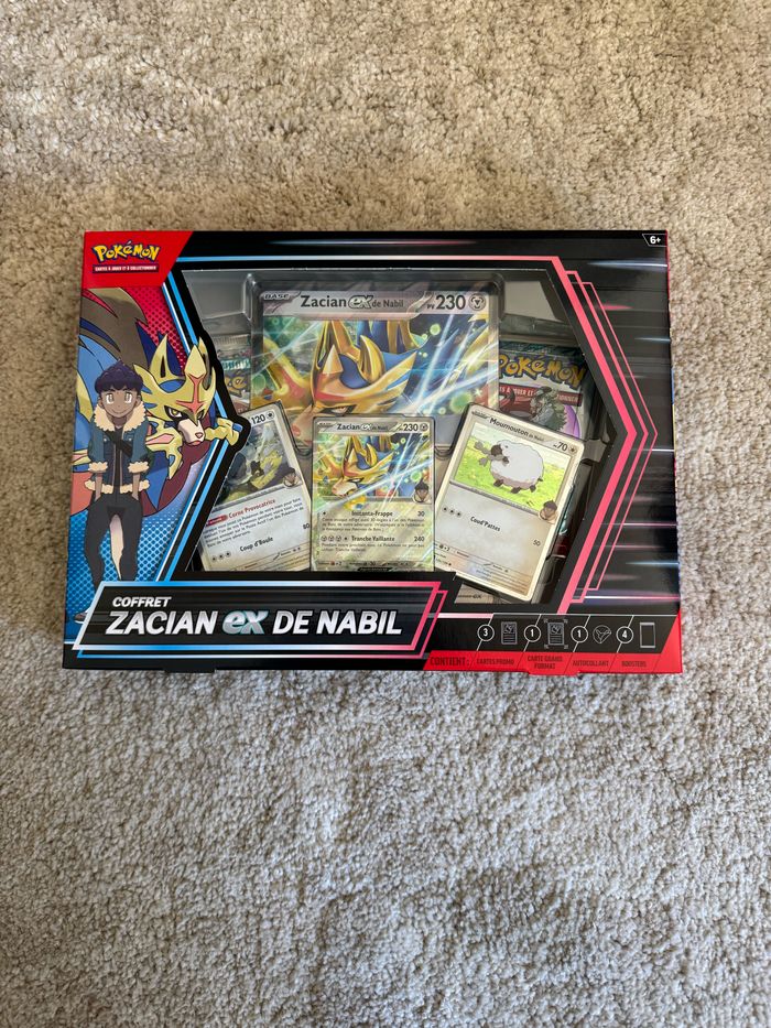 Coffret Zacian ex de nabil