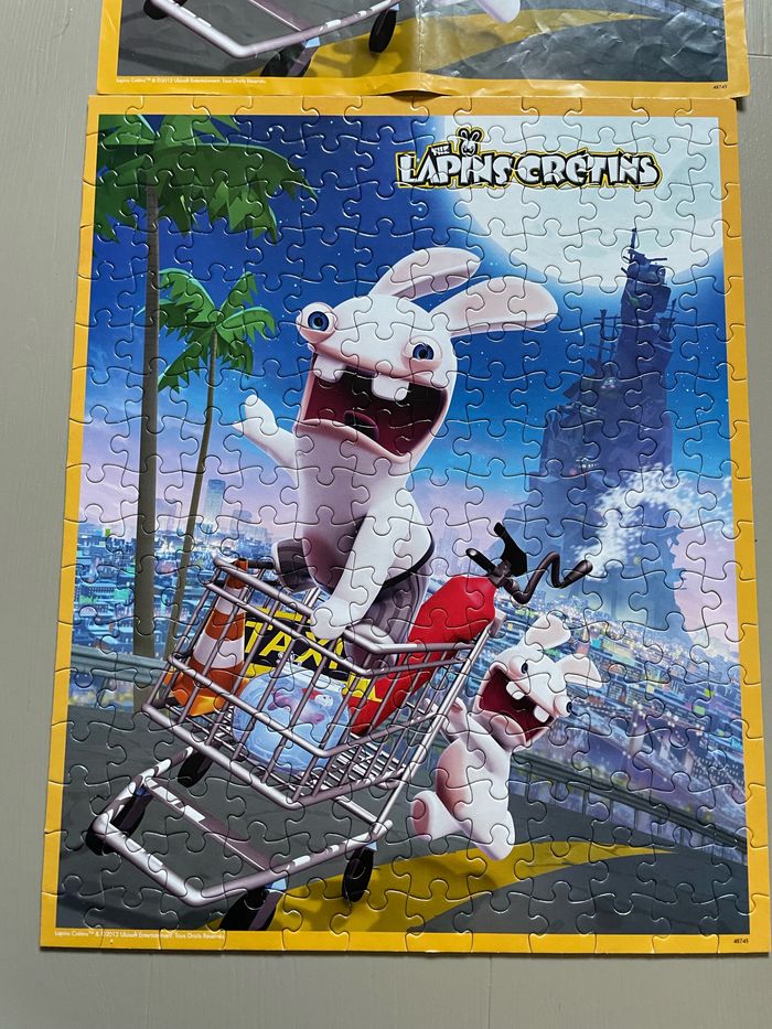 Puzzle lapins crétins