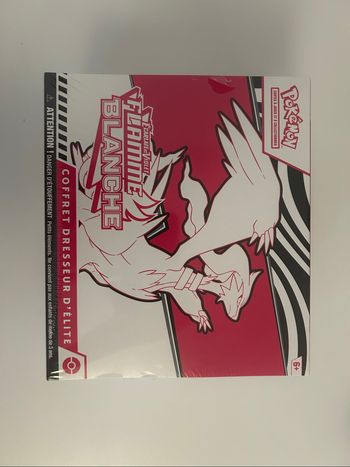 Pokémon ETB Flamme Blanche  Coffret Dresseur D’Élite - EV10.5 Noir et Blanc Foudre Noire neuf et scellé