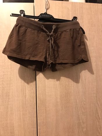 Short marron la halle
