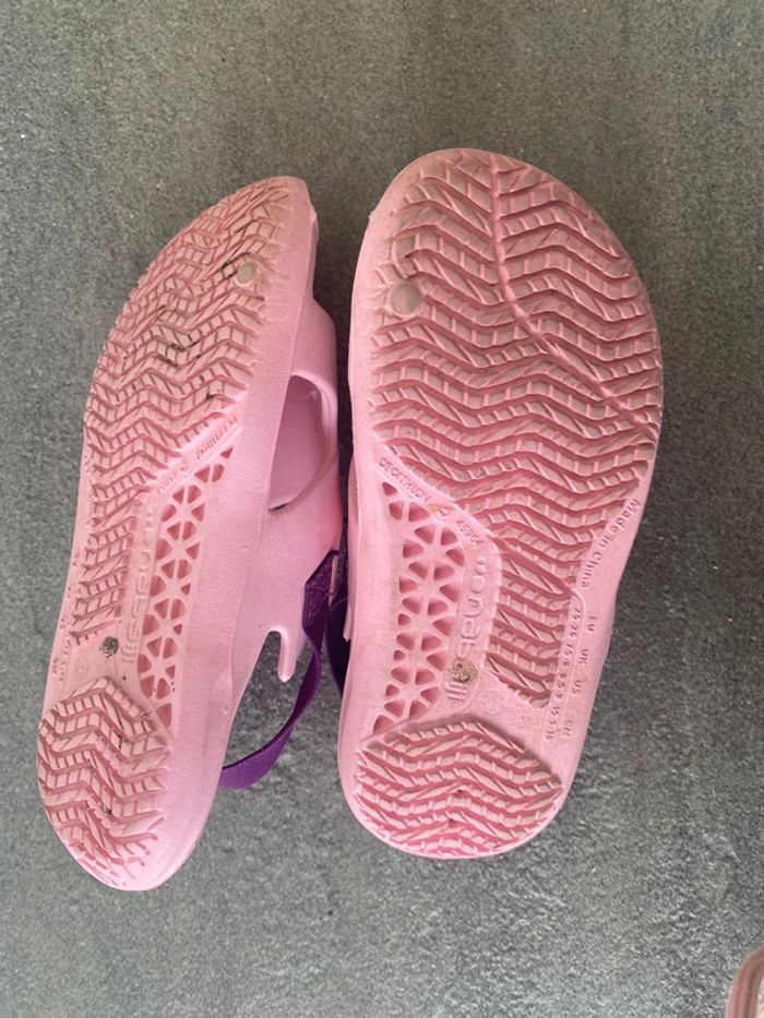 Chaussure Sandales Plage Piscine fille Rose - photo numéro 2