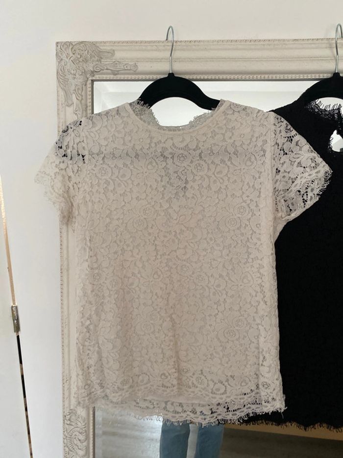 Lot teeshirt dentelles - photo numéro 2