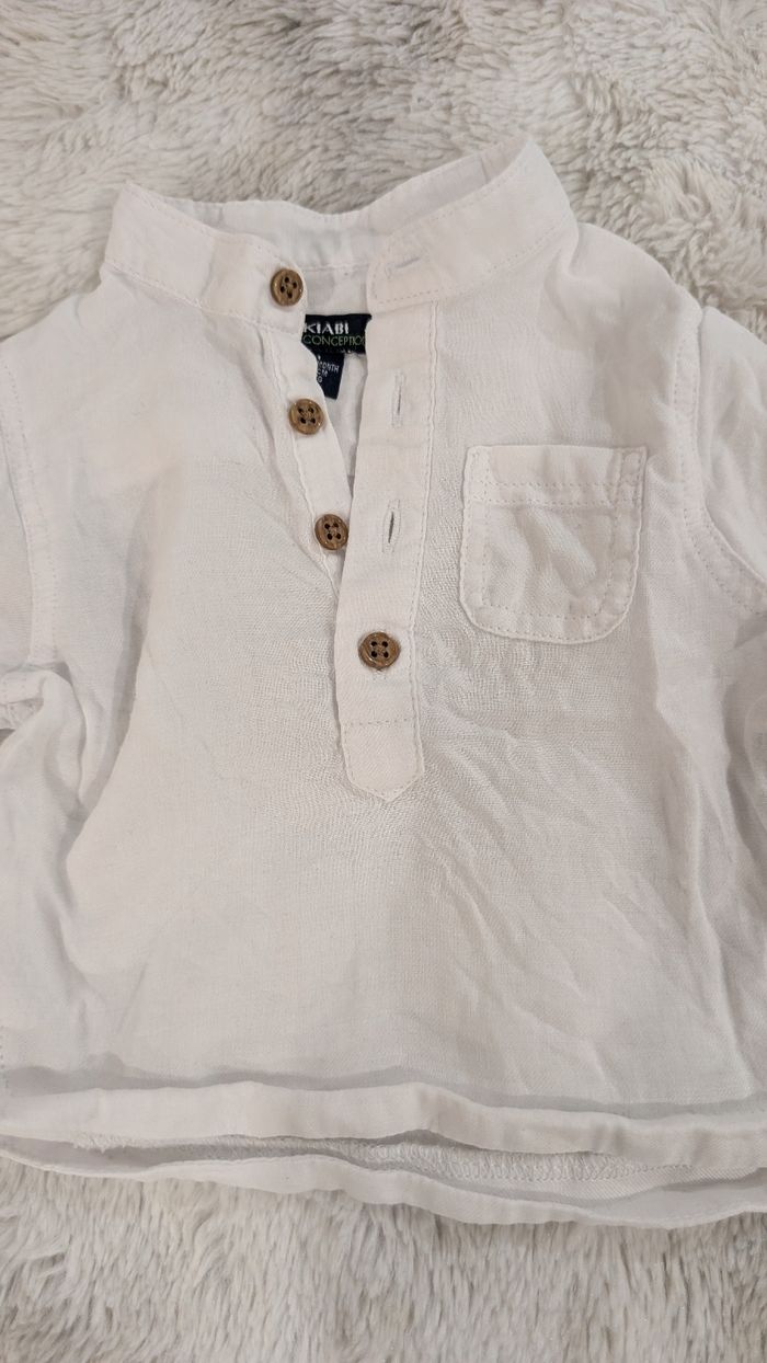 T-shirt Kiabi taille 1 mois - photo numéro 2