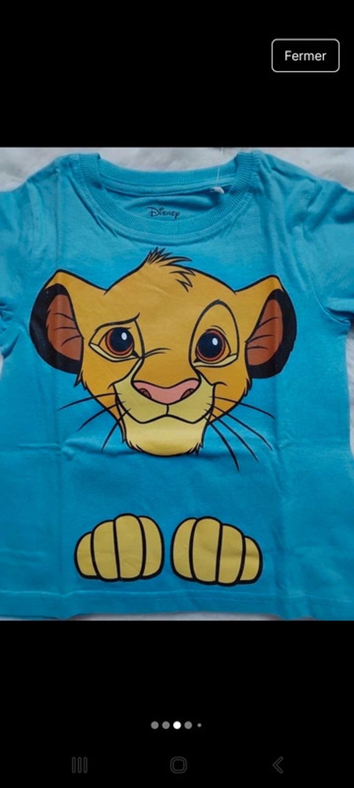 Pyjama été, pyjashort Le roi lion, Disney, 8 ans - photo numéro 3