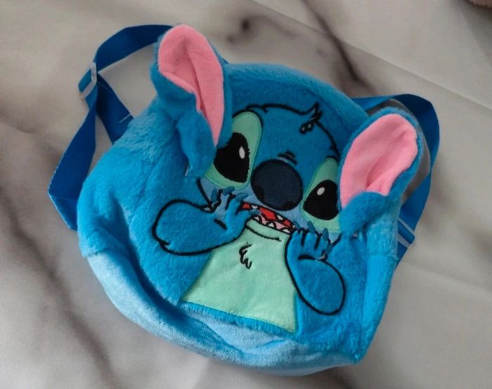 Petit sac à dos Stitch bleu