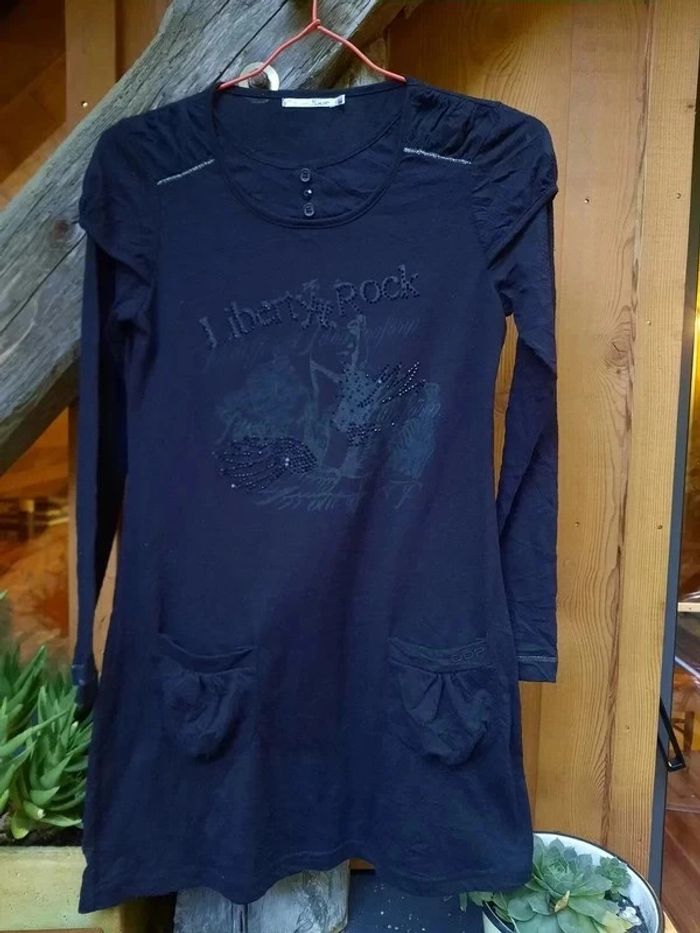 Très belle robe noire DDP, 12 ans