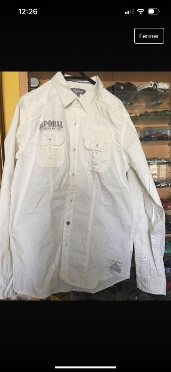 Chemise homme manches longues taille M Kaporal