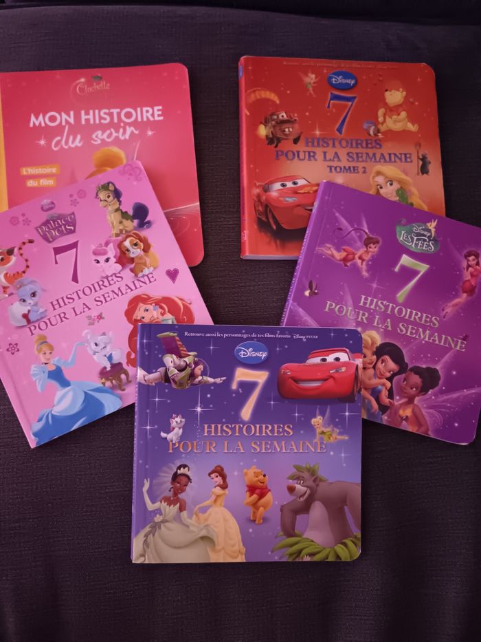 Lot de 5 livres Disney