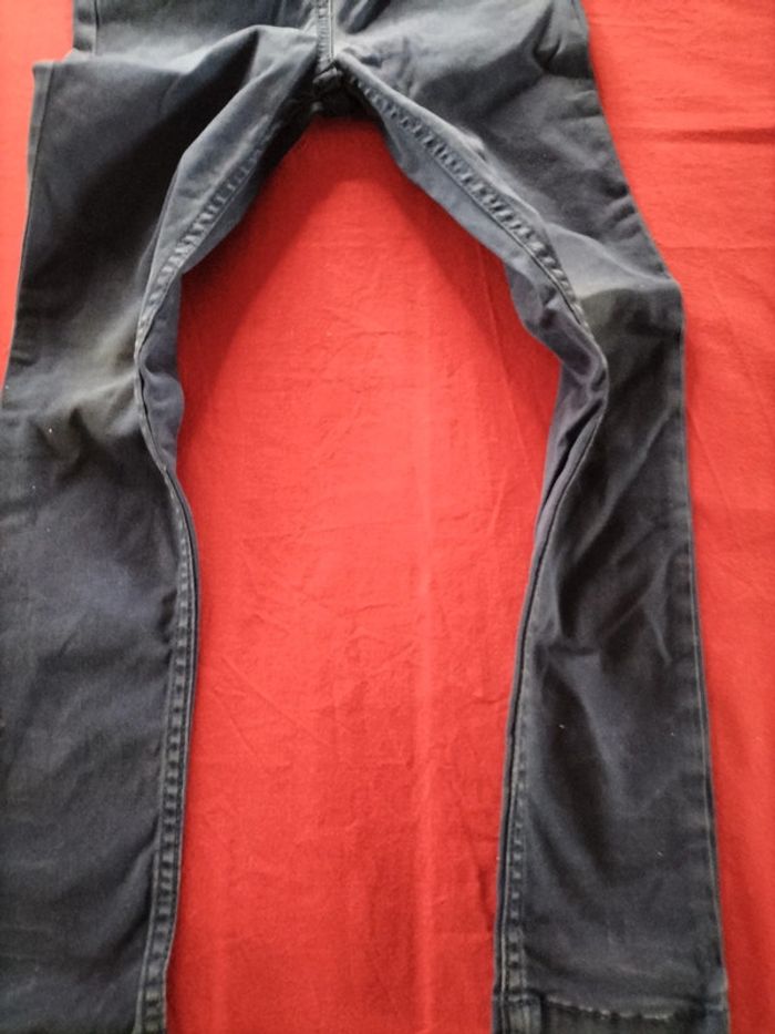 Jeans bleu foncé(marine) à enfiler en 6 ans Sergent major - photo numéro 4