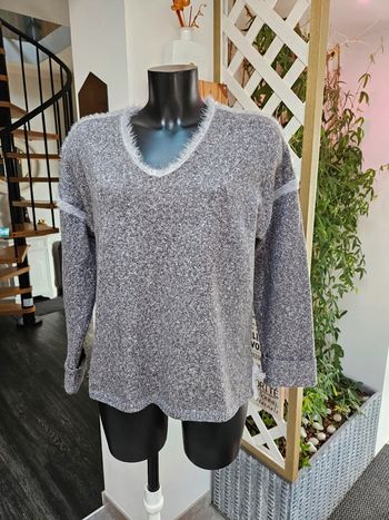 Lola Liza pull gris chiné taille L
