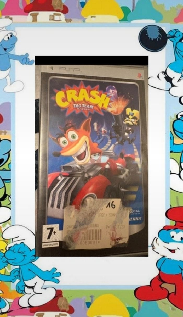 Jeu psp crash