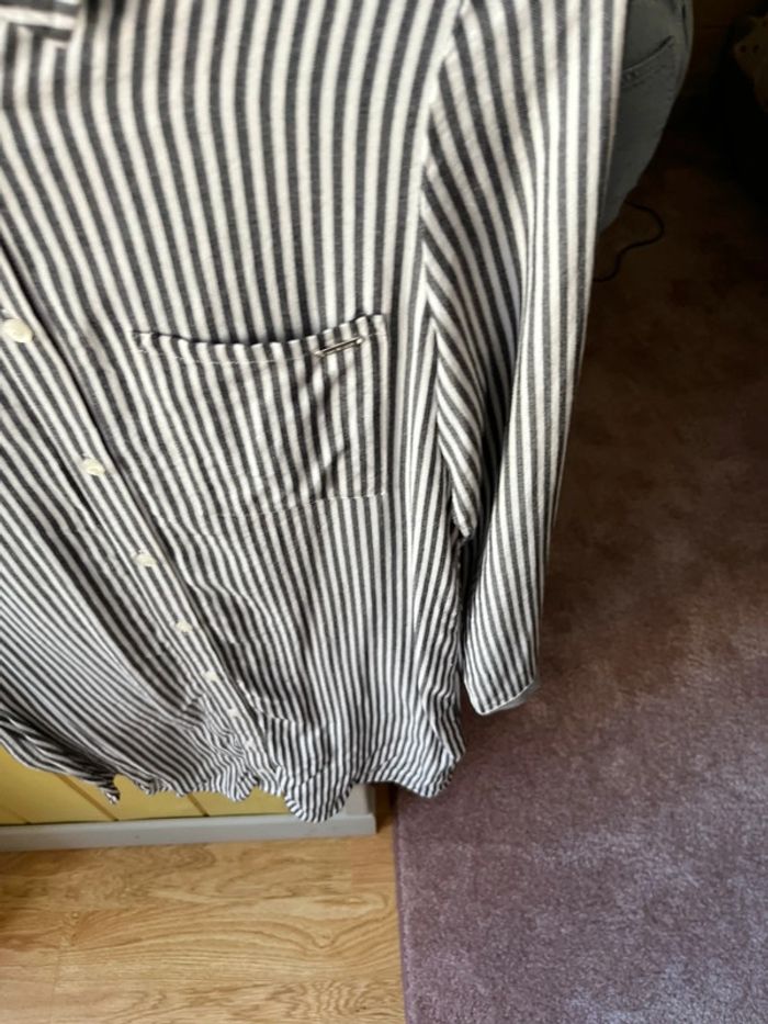 Robe-chemise rayée IKKS - Taille S (14 ans / 158 cm) - photo numéro 6