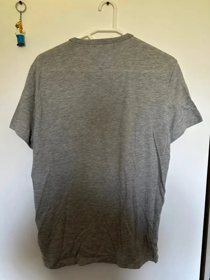 Homme M - t-shirt manche courte gris hilfiger - photo numéro 4