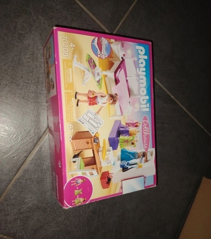 Lot de playmobil 70208 complet la chambre avec dressing - photo numéro 2