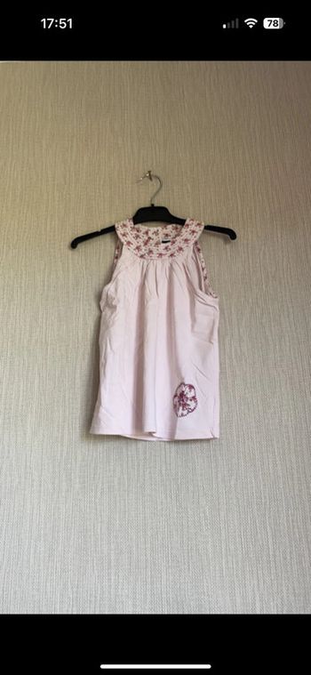 Debardeur rose sergent major 7 ans