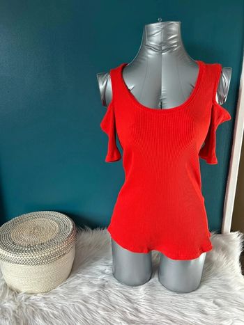 T-shirt rouge - H&M - taille M