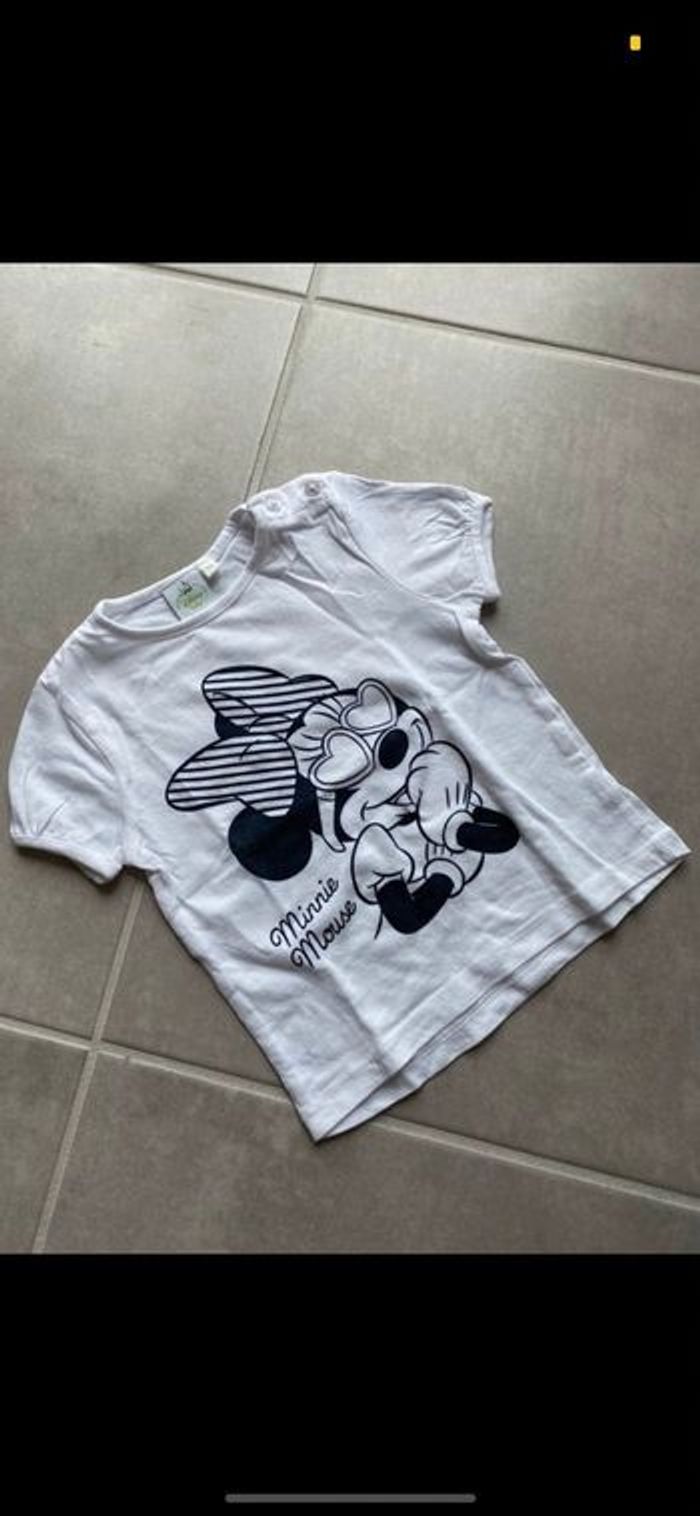 Tee shirt Minnie Neuf Taille 9 mois