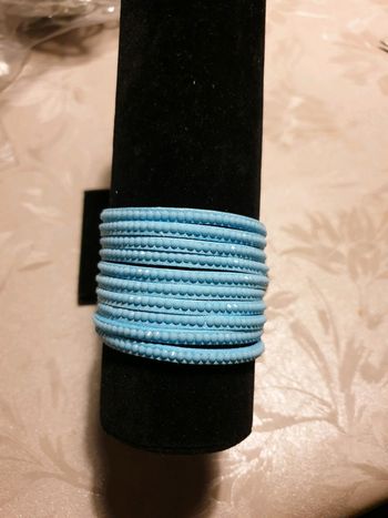 Bracelet multirangs bleu Neuf