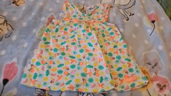 Robe smiley 6 mois neuf