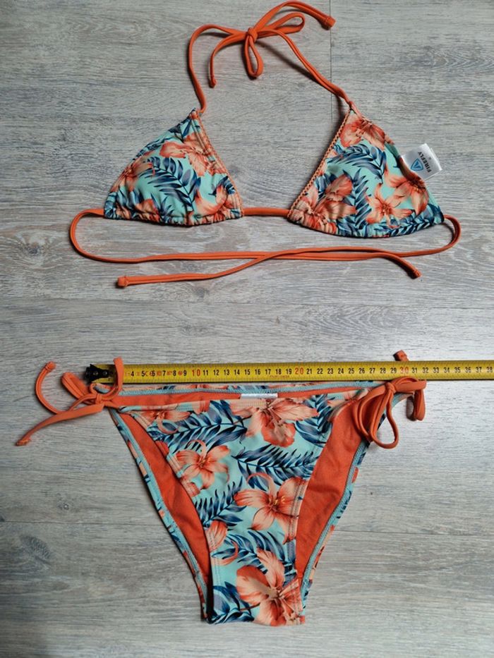 Maillot de bain bikini 2 pièces Firefly taille 36 fleuri et rembourré - photo numéro 7