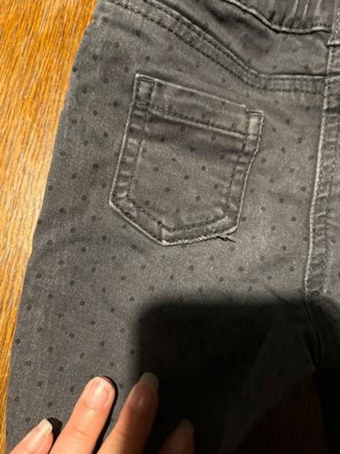 Jean noir à pois - photo numéro 4