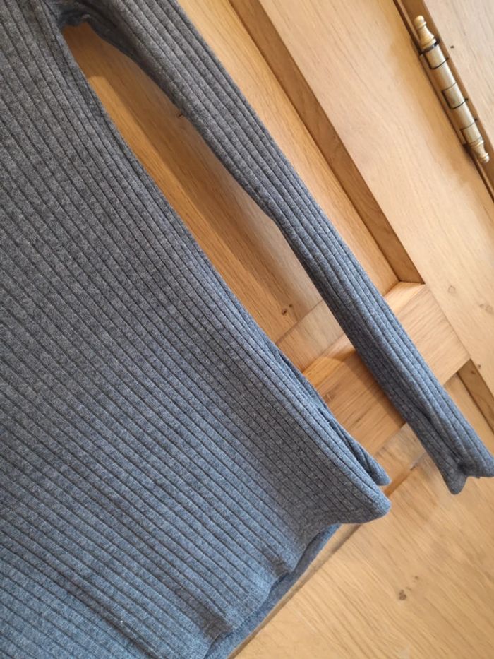 T-shirt en gris foncé Mango Xxs - photo numéro 5