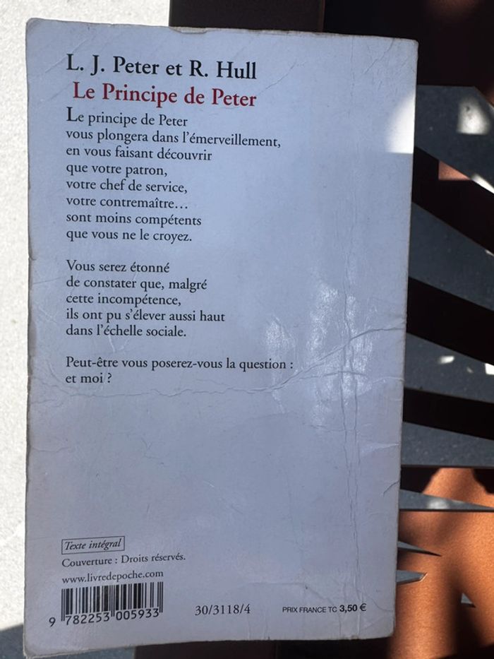 Livre le principe de Peter - photo numéro 2