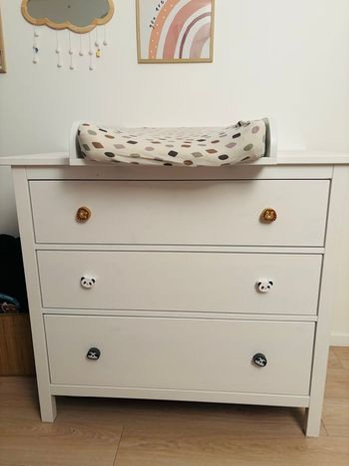 Commode IKEA HEMNES + table à langer - photo numéro 3