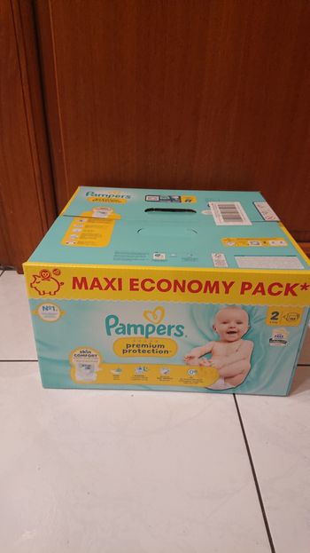 117  Couches pamper taille 2 pamper premium protection