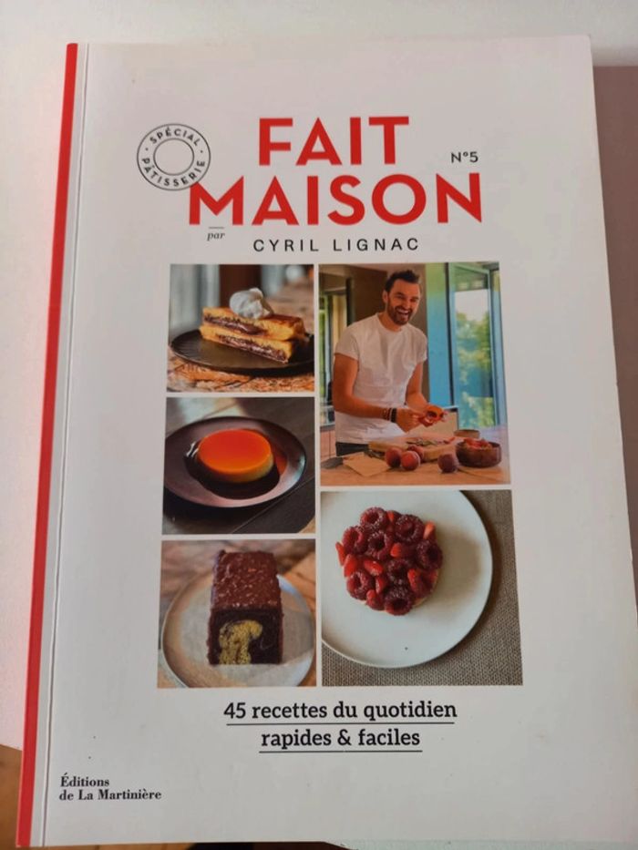Livre "fait maison spécial pâtisserie" de Cyril Lignac
