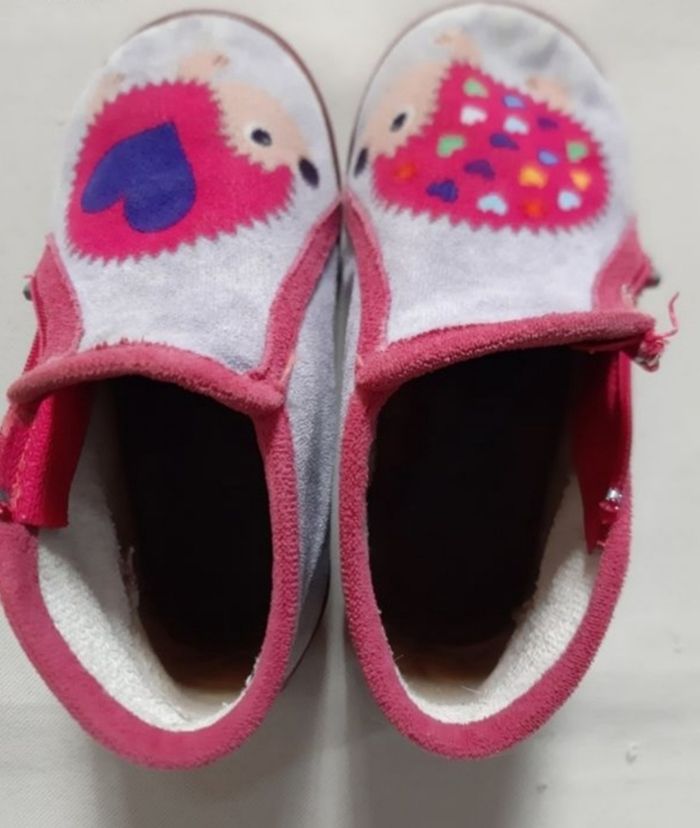 Chaussons d'hiver Bellamy fille - hérissons - pointure 23 - photo numéro 4