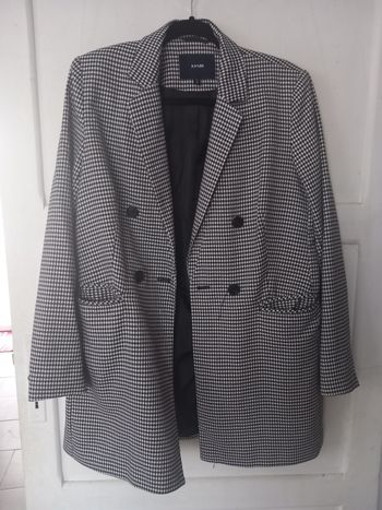 Veste  noir et blanche femme taille 40