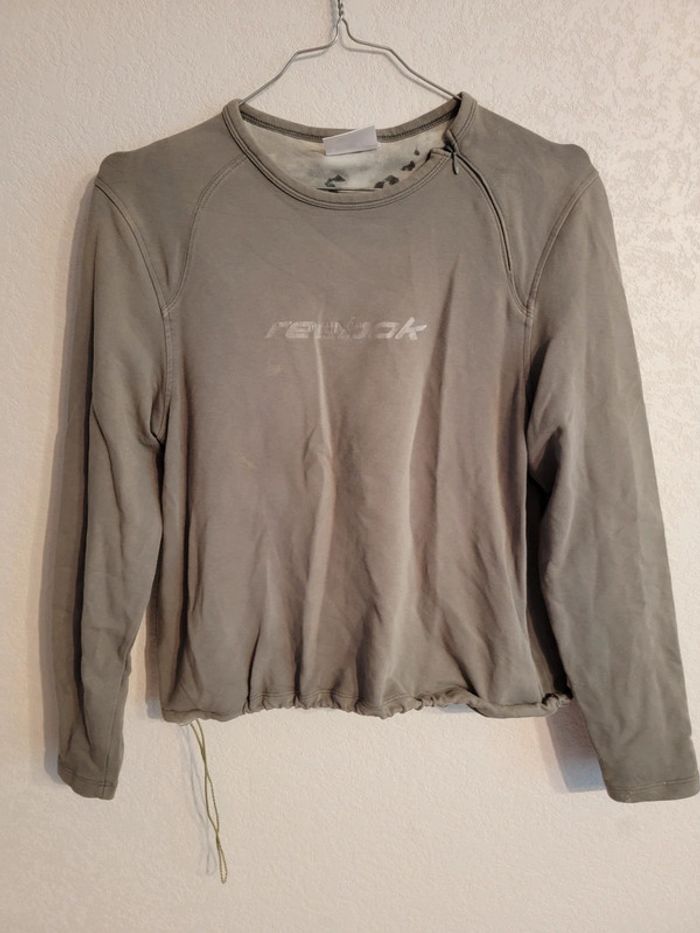 Sweat léger Reebok vintage joli modèle tie and dye