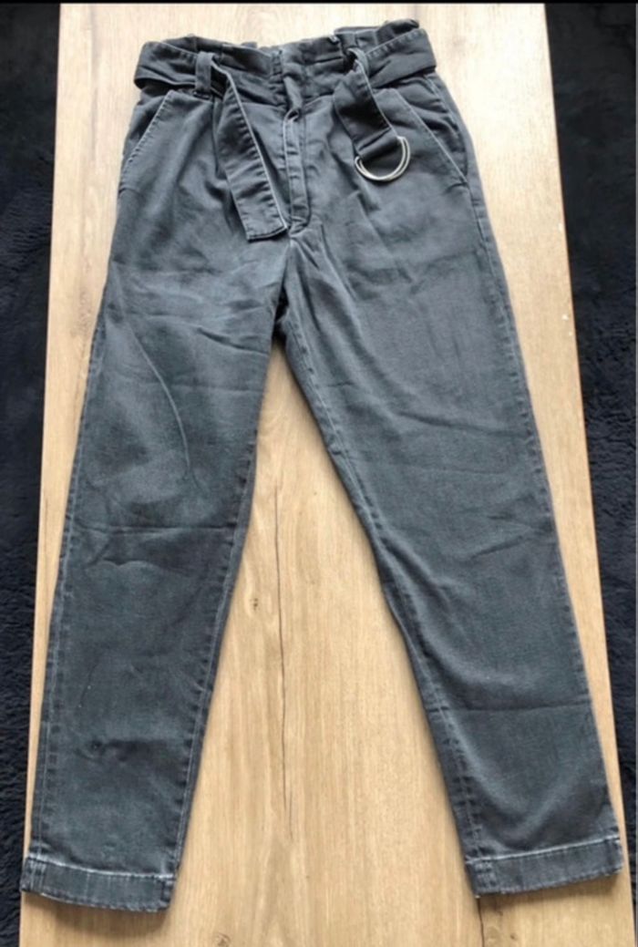 Jeans Reiko taille W27 Gris Anthracite Noir délavé comme neuf - photo numéro 6