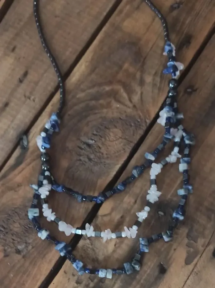 Collier pour femme en pierres naturelles vallée de l'ourika Maroc - photo numéro 2