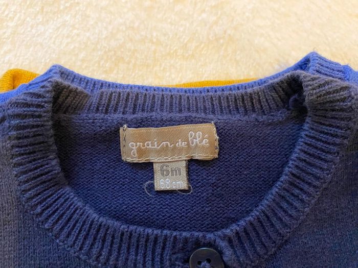 Lot de 3 gilets bébé fille 6 mois - photo numéro 3